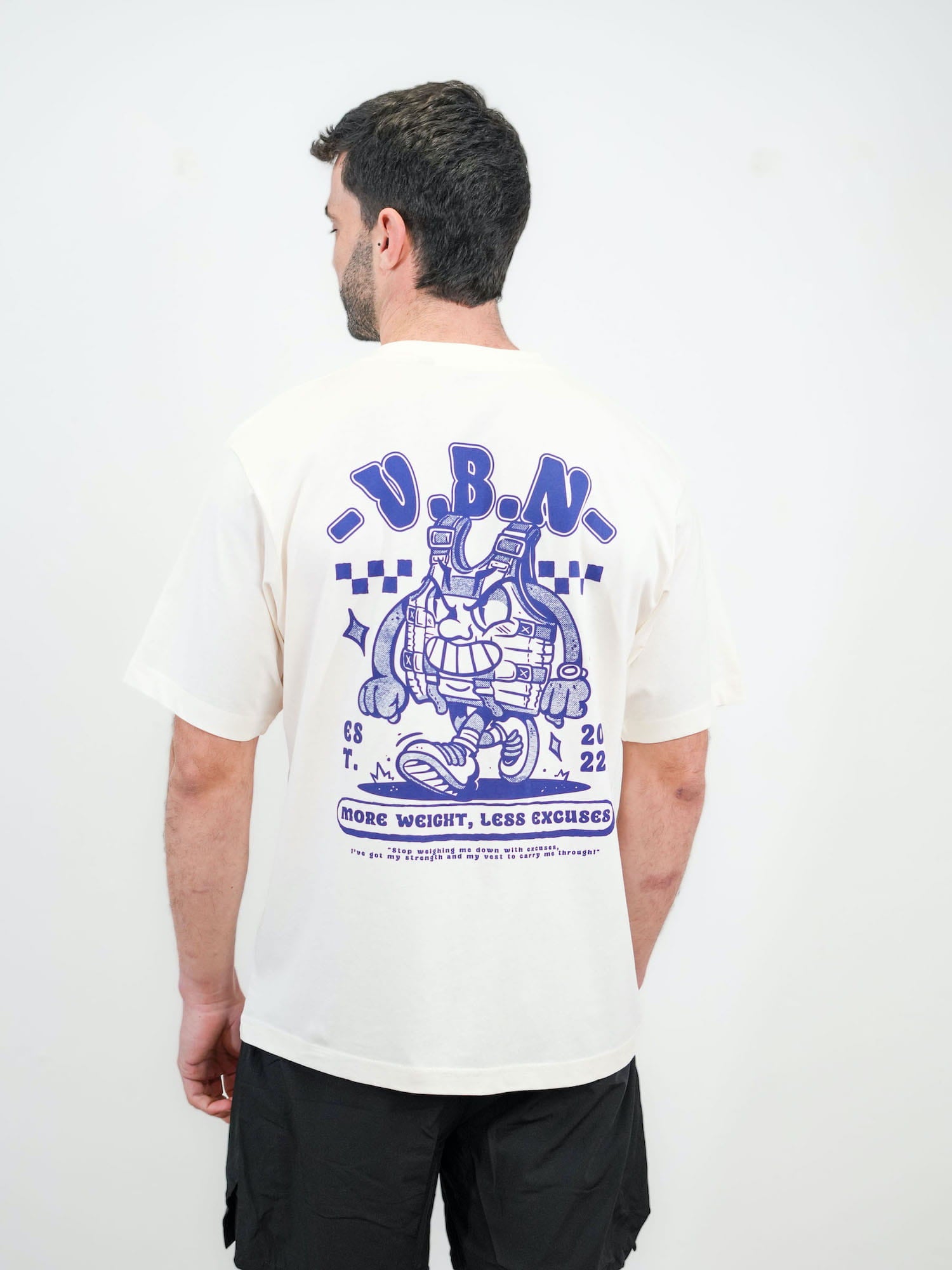 Camiseta oversize More Weight Less Excuses