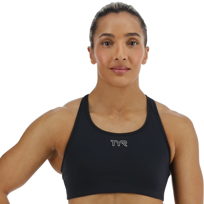 Sujetador deportivo TYR JOULE ELITE tira clasica negro