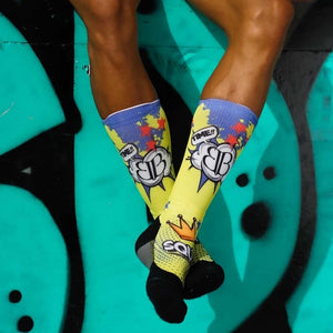 calcetines banbroken yellow