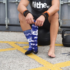 calcetines crossfit litheapparel blue tie dye-3