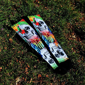 calcetines litheapparel calavera de la junga jungle skull rx socks-2