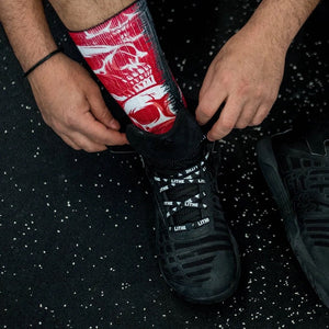 calcetines litheapparel calavera escarlata-3