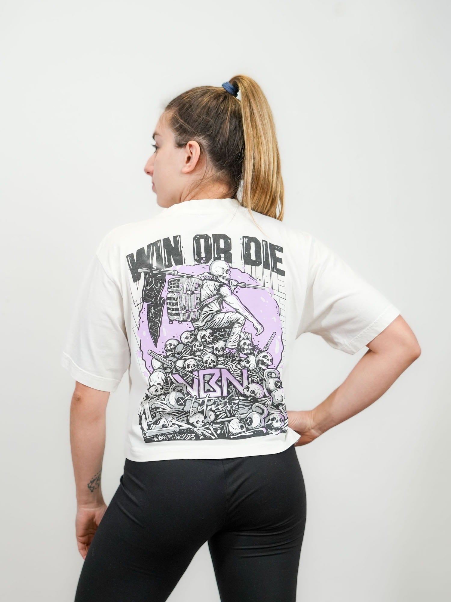 Camiseta corta oversize WIN OR DIE