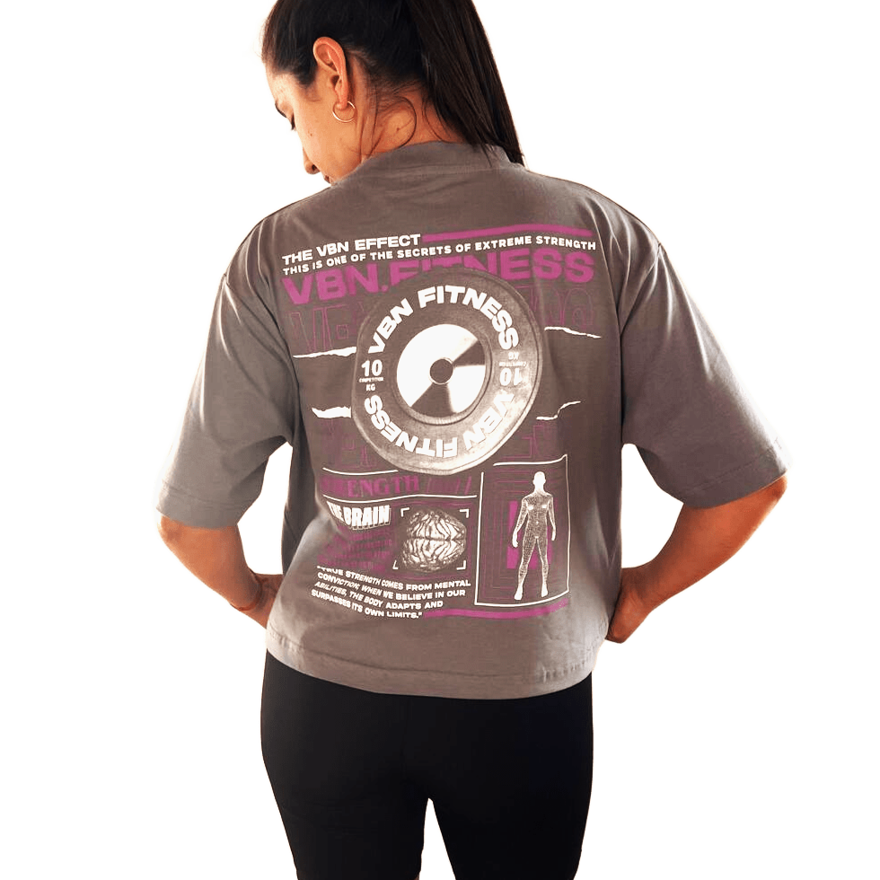 Camiseta corta oversize The Brain Effect