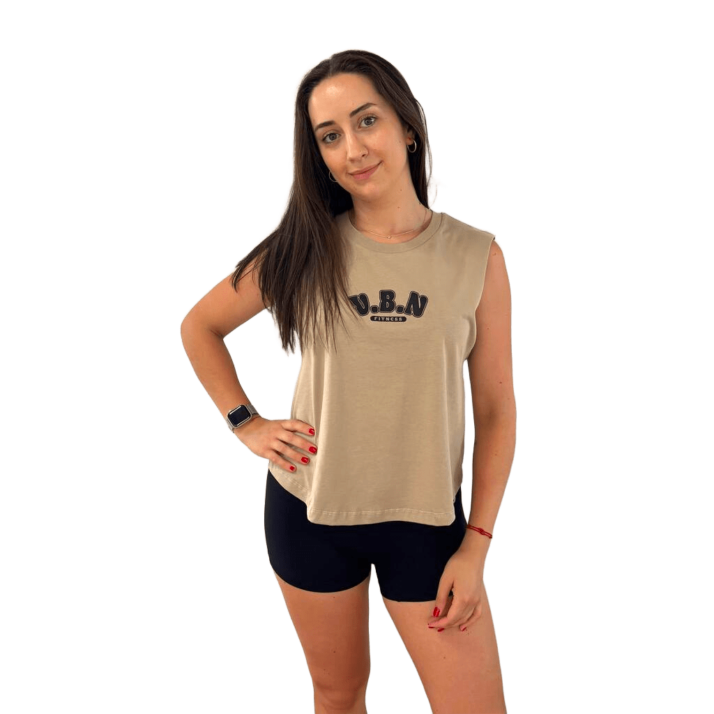 Camiseta corta sin mangas More Weight Less Excuses