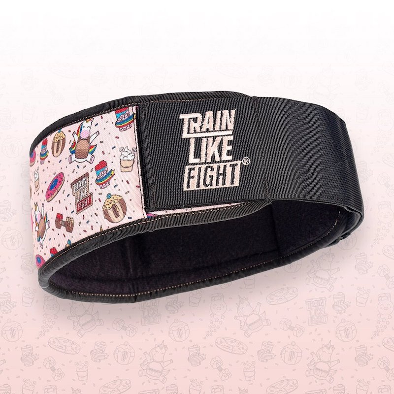 cinturon halterofilia rainbow cookie rosa trainlikefight-min