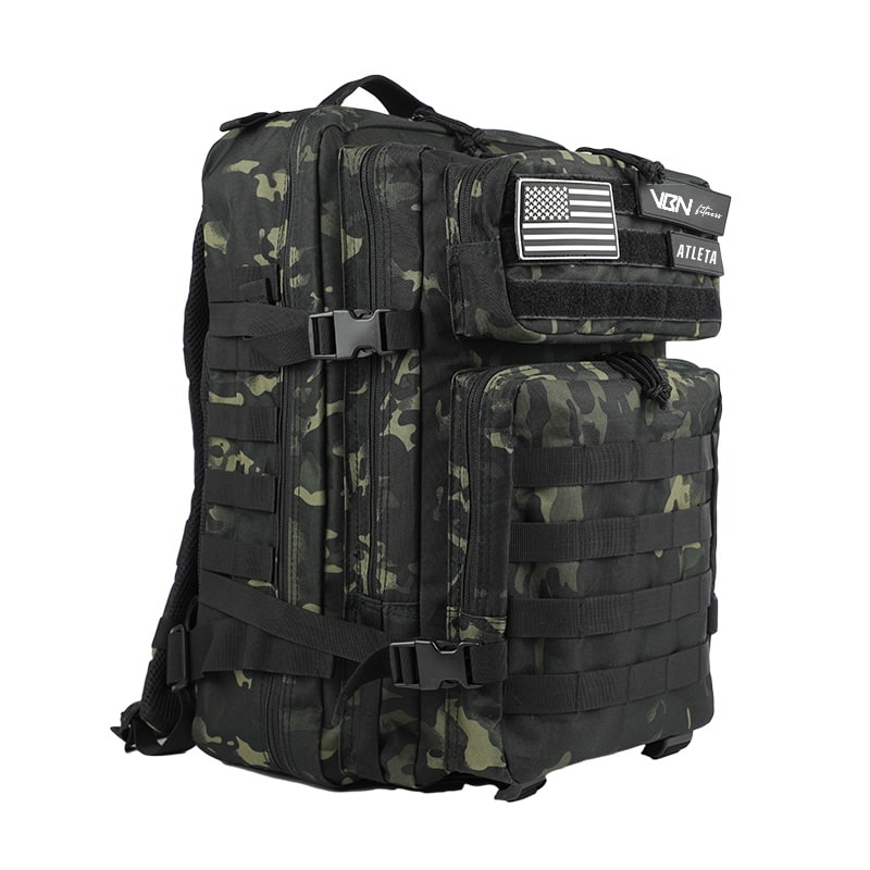 mochila militar crossfit v1 45l vbn fitness negro cp