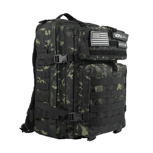 mochila militar crossfit v1 45l vbn fitness negro cp