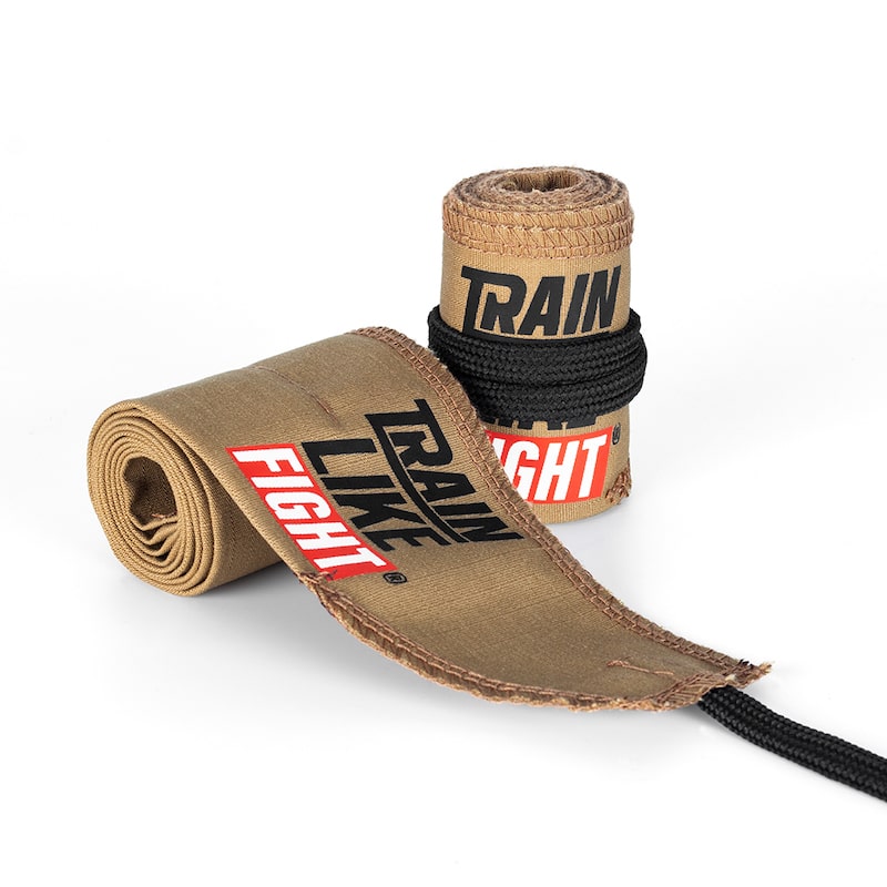 muñequeras de tela hd ripstop trainlikefight coyote wrist band coyote-2-min