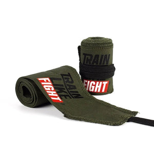muñequeras de tela hd ripstop trainlikefight verde wrist band green-3-min