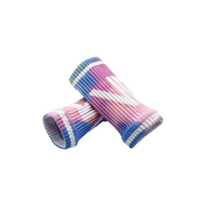 munequeras tela flexible tie dye vbn fitness