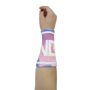 munequeras tela flexible tie dye vbn fitness