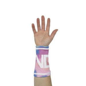 munequeras tela flexible tie dye vbn fitness