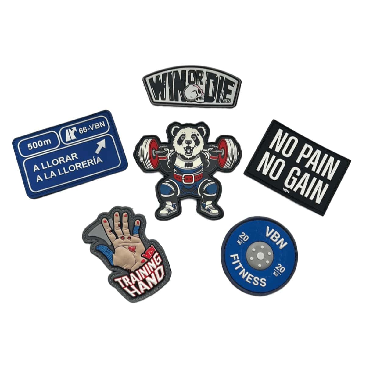 Pack parches VBN (6 uds)