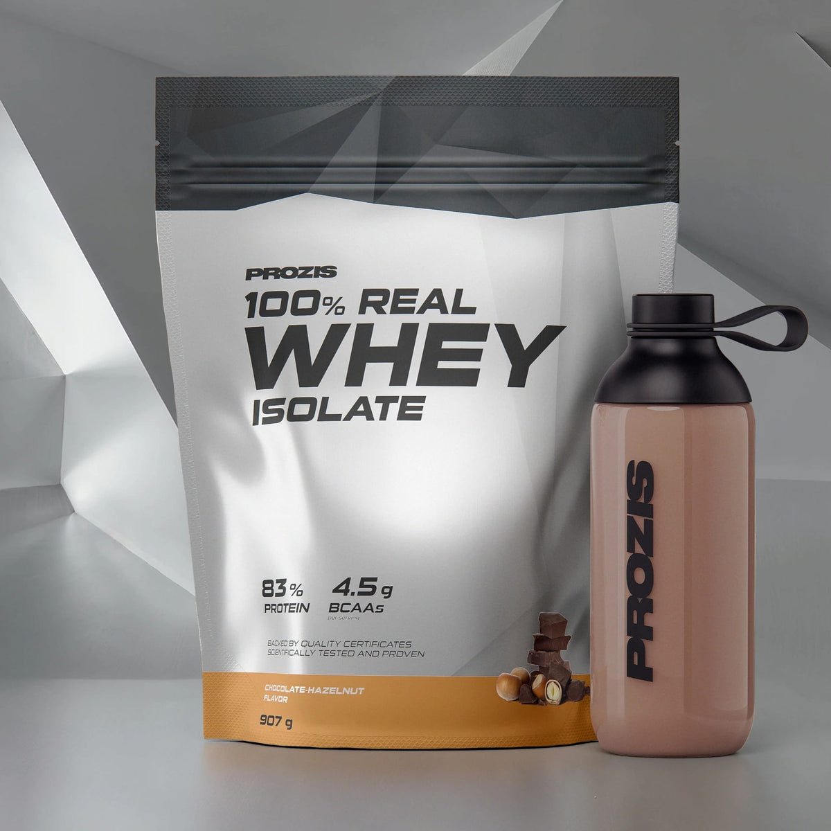 Proteína Isolada Prozis Whey (907g) - Chocolate y avellanas