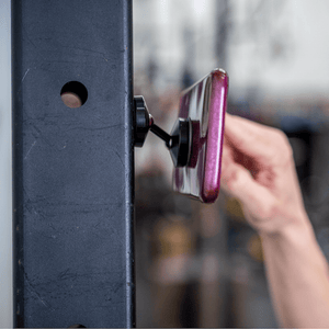 soporte magnetico movil para colocar en rack velites