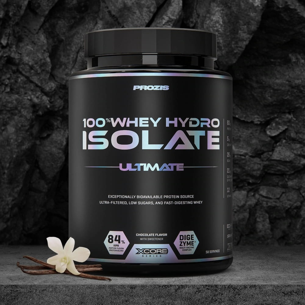 Proteina aislada Prozis 100% Whey Hydro - Ultimate Series (1814 g) - Vainilla