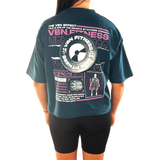 Camiseta corta oversize The Brain Effect