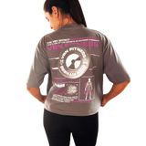 Camiseta corta oversize The Brain Effect