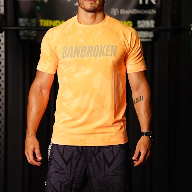 camiseta hombre ubuntu neon banbroken