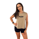 Camiseta corta sin mangas More Weight Less Excuses