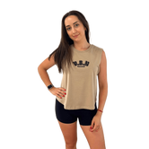 Camiseta corta sin mangas More Weight Less Excuses