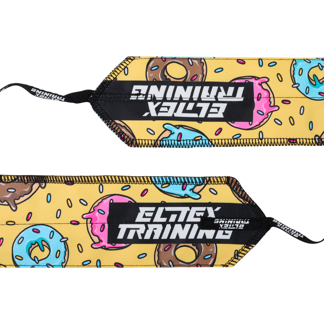 Muñequeras de tela ajustable Elitex Training - Donuts