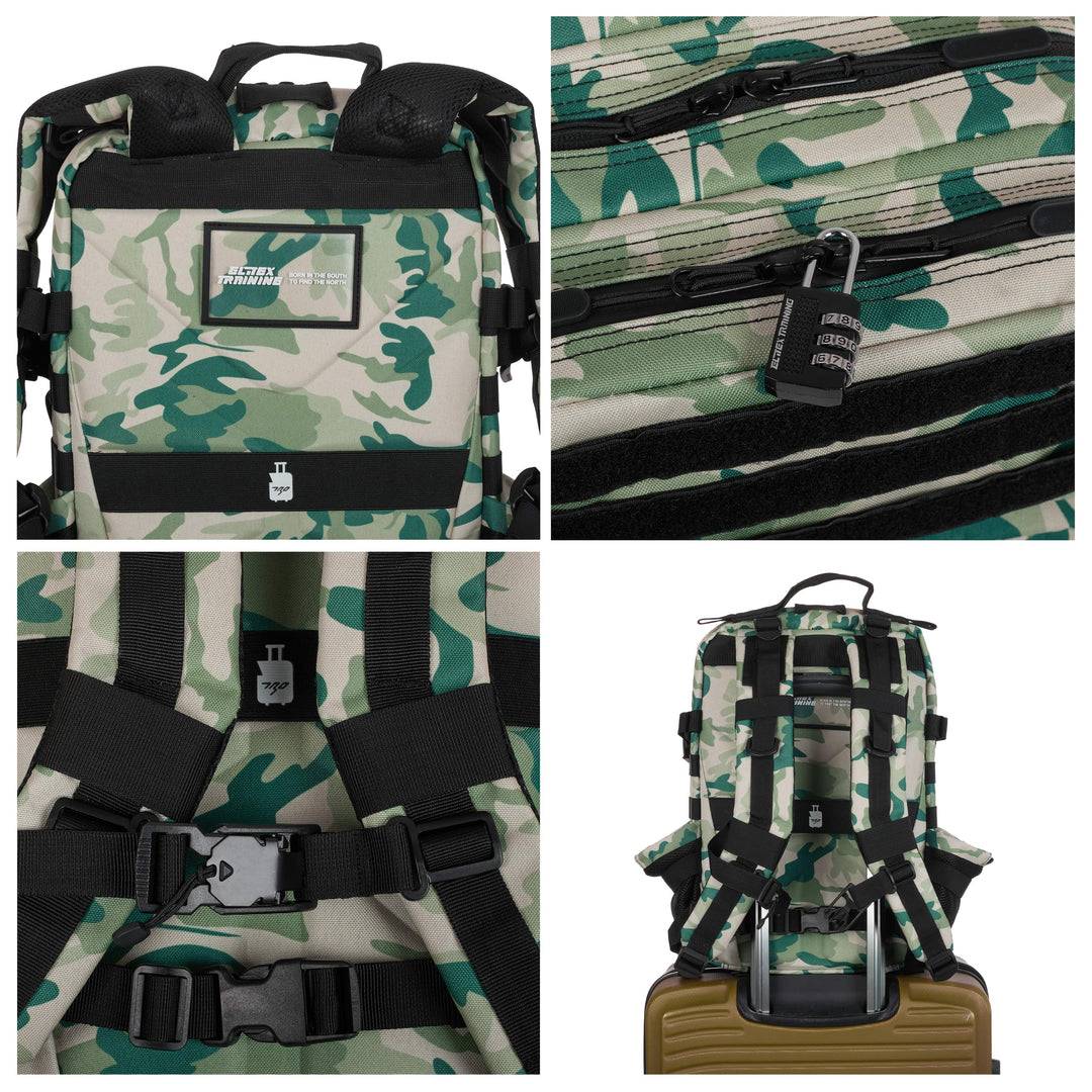 Mochila táctica Elitex Training 25L All in - Verde Camuflaje