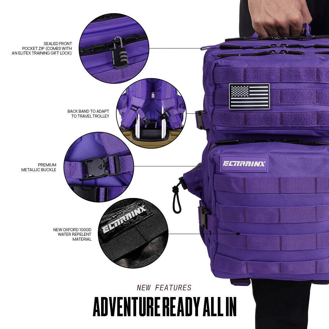Mochila táctica Elitex Training 25L All in - Violeta