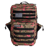 Mochila táctica Elitex Training con compartimento de comida (45L) - Rosa Camuflaje
