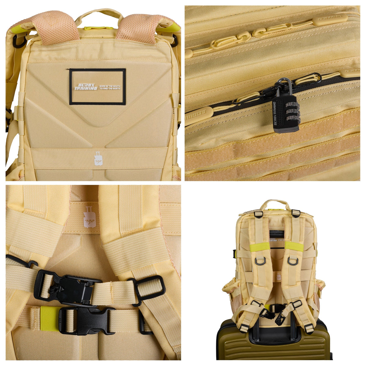 Mochila táctica Elitex Training 25L All in - Golden