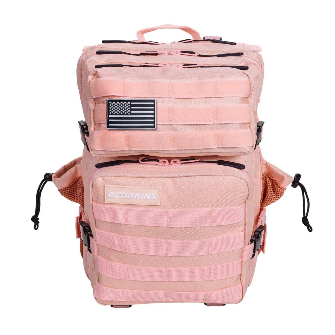 Mochila táctica Elitex Training con compartimento de comida 25L - Rosa