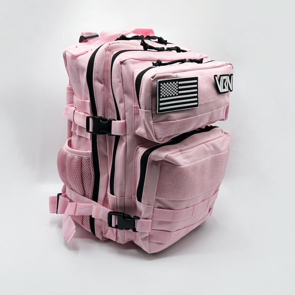 mochila tactica entrenamiento 25l vbn fitness rosa