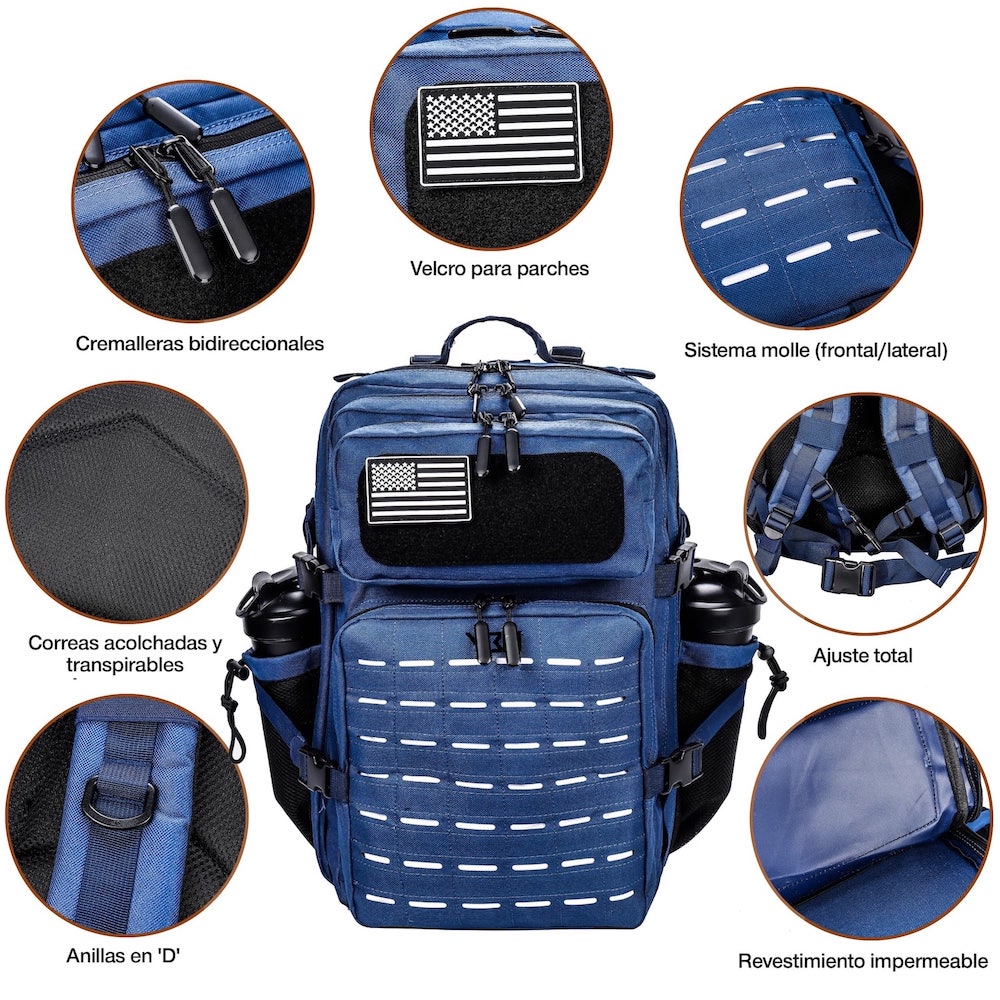 Mochilas De Seguridad Mochila Táctica Militar 45L Impermeable